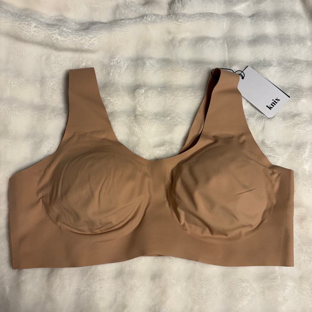 New Knix Pullover Bra XXL Nude 2 Wireless LuxeLift NWT